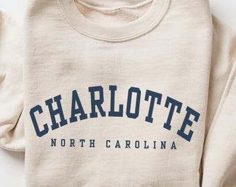 Charlotte North Carolina Crewneck Sweatshirt Gift