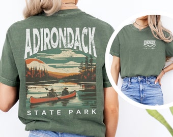 Adirondack State Park T-Shirt, Geschenkidee für Wanderer im Norden des Bundesstaates New York