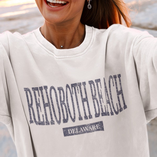 Rehoboth Beach Sweatshirt, Delaware Gift, Delaware Sweatshirt, Beach Sweatshirt, Beach Souvenir, Delaware Crewneck