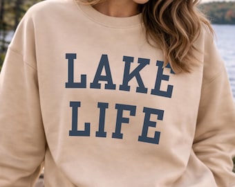 Lake Life Sweatshirt, Lake House Vacation Crewneck
