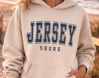 Jersey Shore Beach Hoodie, New Jersey Travel Pullover