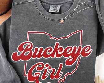 Felpa Ohio The Buckeye State - Unisex - Girocollo - Cotone/Poliestere - Brisco Apparel