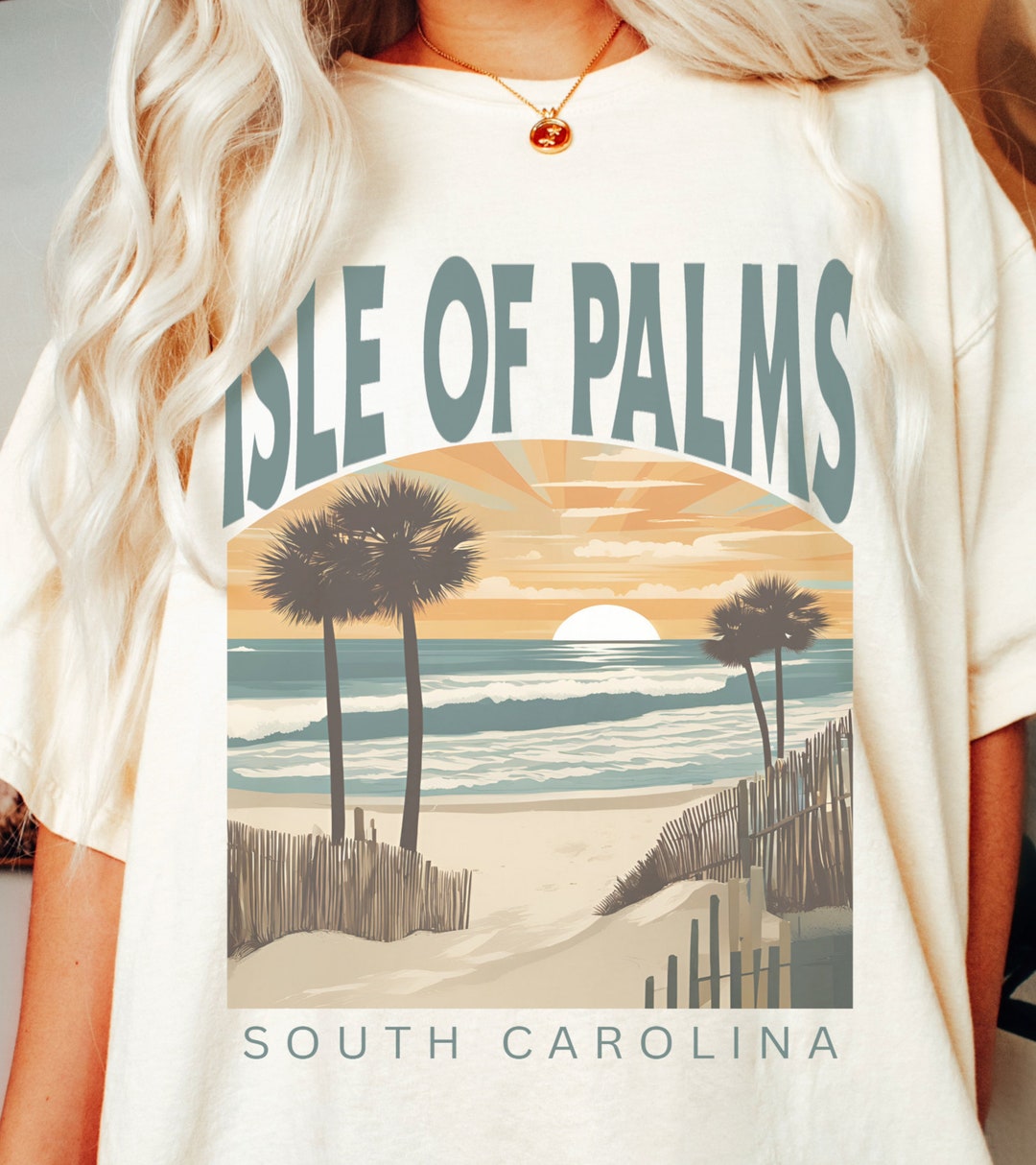 Isle of Palms Crop Tee main image 1
