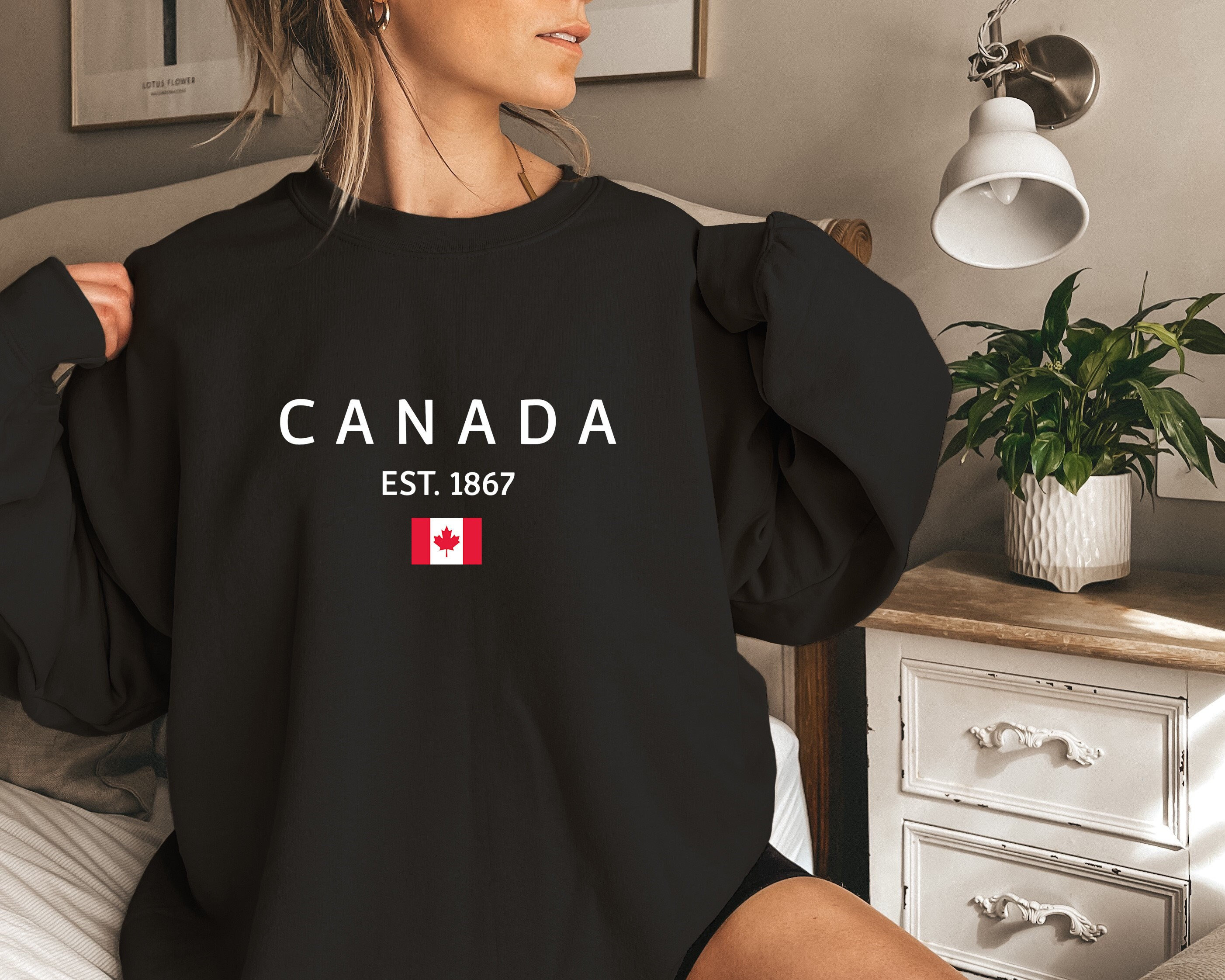 Vêtements Souvenirs Du Canada - Randonnée Canadienne Sweat à Capuche