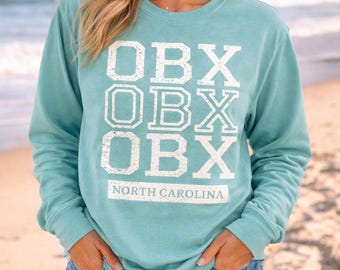 Outer Banks OBX North Carolina Beach Long Sleeve Tshirt Gift Tee