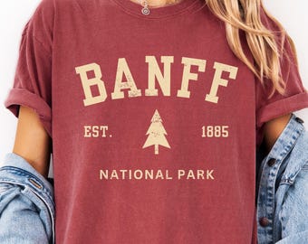 Banff National Park Shirt, Alberta Canada Travel Tee