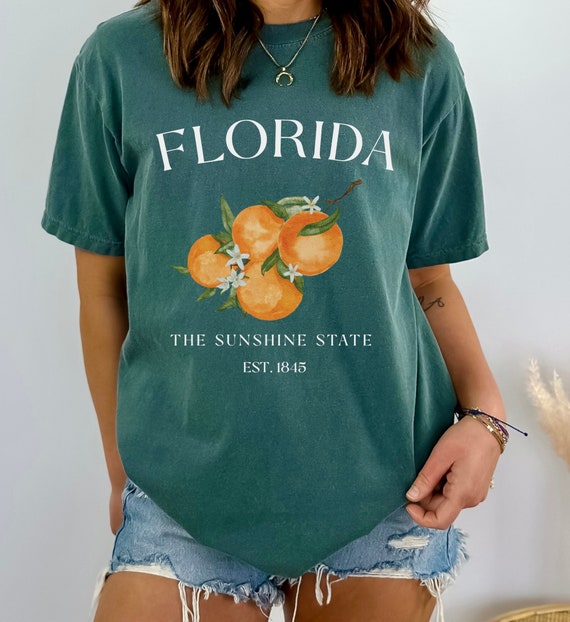 Native Grown Florida Oranges & Blossoms T Shirt - Home Sweet Native Grown Florida Oranges & Blossoms T Shirt - Home Sweet