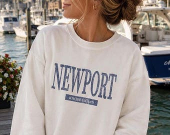 Newport Rhode Island Sweatshirt, Coastal Souvenir Crewneck