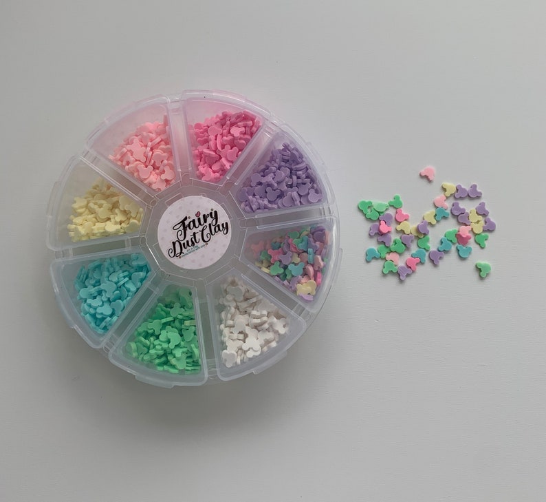 Polymer Clay Sprinkles Wheel Container Fake Sprinkles Etsy