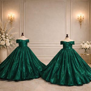 Womens Emerald Green Sequin Dress - Etsy