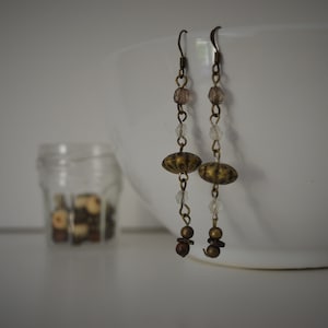 Ohrring im Boho-Stil / Ohrringe im böhmischen Stil