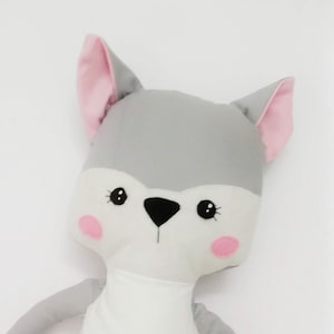 Mönsterdelar för tillägg av räv-/vargansikte (PDF-mönster)