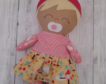 Dolls dress sewing pattern reversable with top option