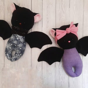 baby bat plush sewing pattern and tutorial