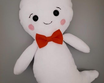 baby ghost plush sewing pattern and tutorial