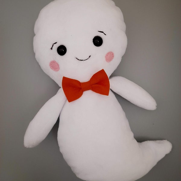 baby ghost plush sewing pattern and tutorial