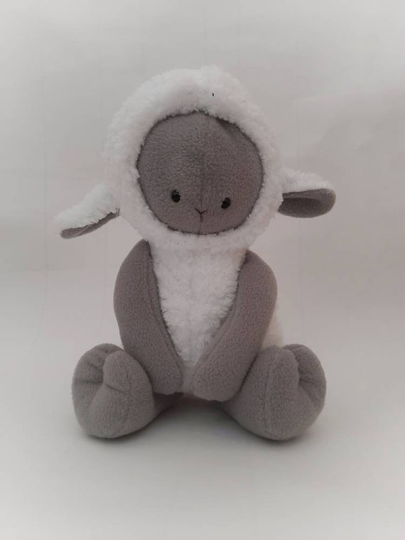 Lamb plushie pattern and tutorial pdf