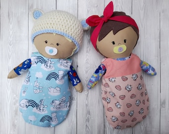 15" Baby Doll Sleep Sack Sewing Pattern & Photo Tutorial (PDF Pattern)
