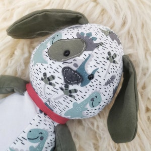 Little scruff plush puppy sewing pattern, memory bear soft toy