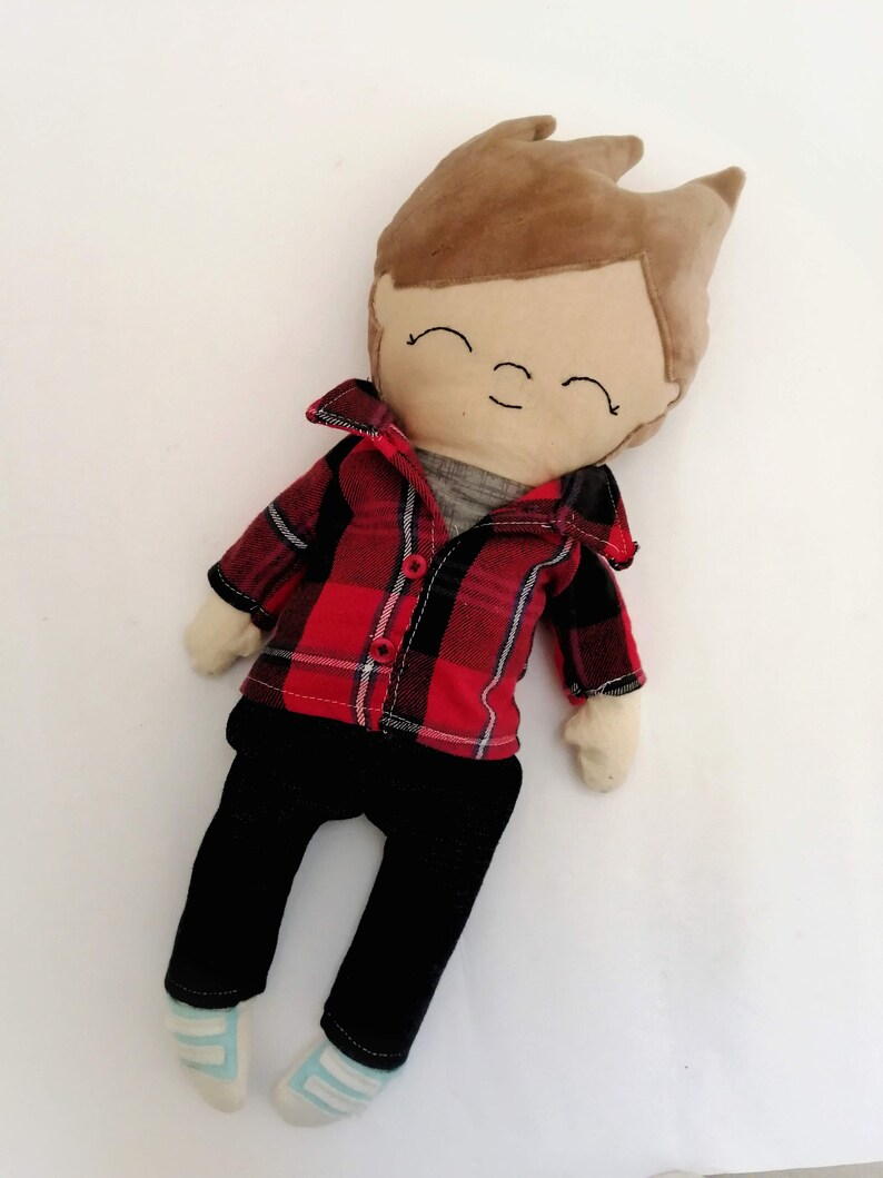 Boy Rag Doll Sewing Pattern Pdf Includes 3 Hair Styles and 3 Etsy