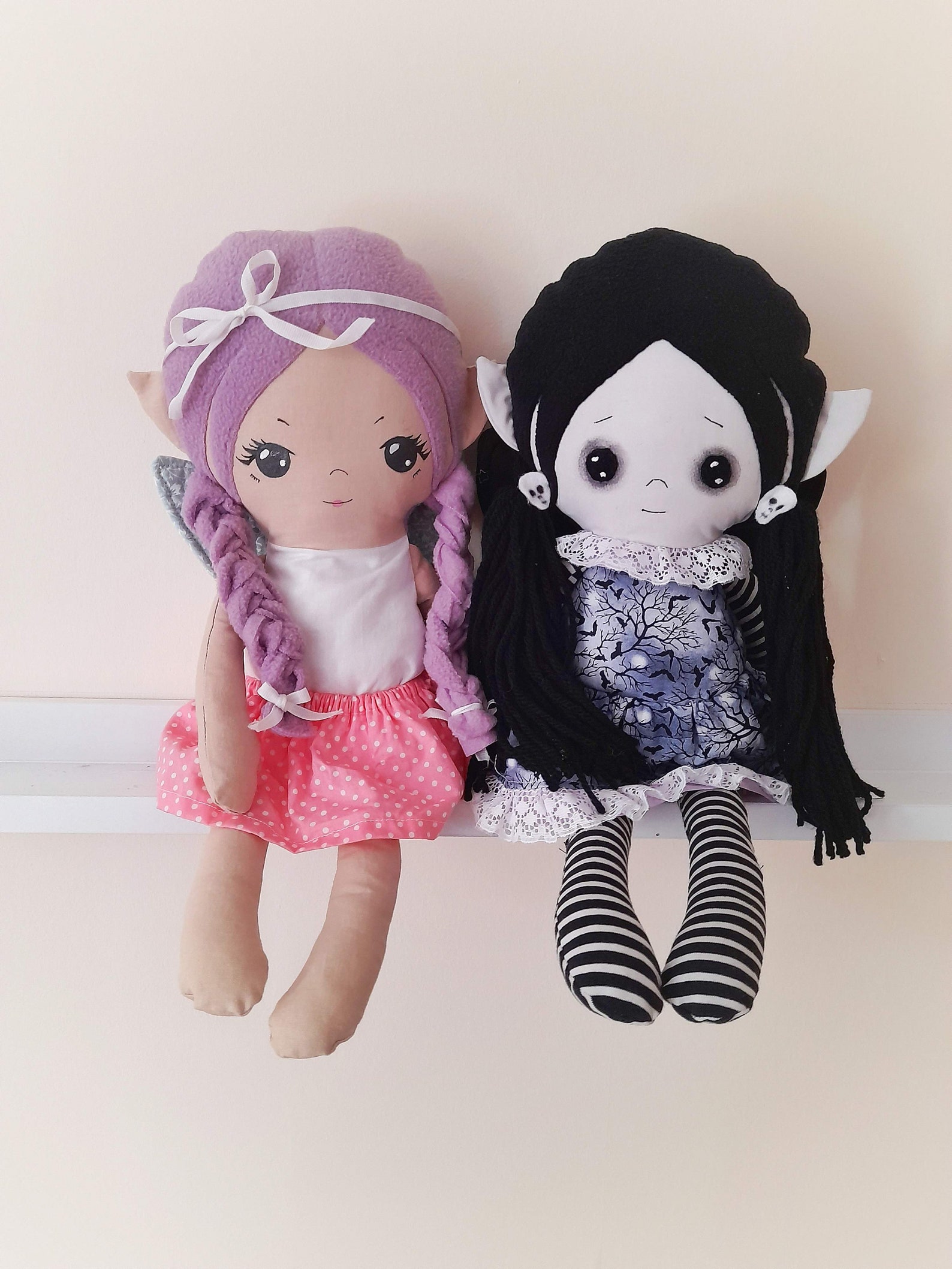 Gothic Fairy Doll Pdf Sewing Pattern and Tutorial Etsy