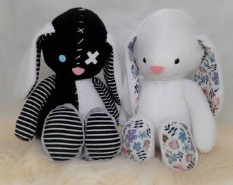 plush bunny sewing pattern and tutorial memory bear pattern pdf