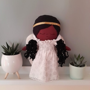 Naaipatroon en zelfstudie engelenpop kerstboomtopper