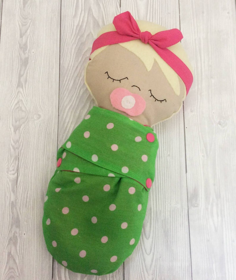 Swaddle Baby Rag Doll Pattern and Tutorial Etsy