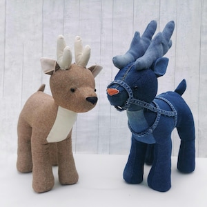 Dashing deer sewing pattern and tutorial digital pdf pattern