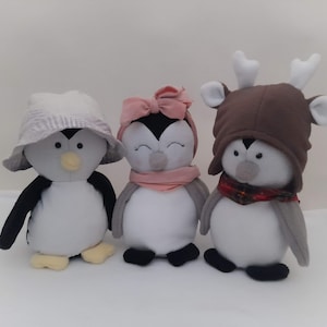 plush penguin sewing pattern and tutorial pdf