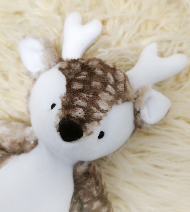 plush reindeer sewing pattern and tutorial easy memory bear pdf image 4