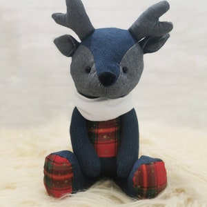 plush reindeer sewing pattern and tutorial easy memory bear pdf image 7