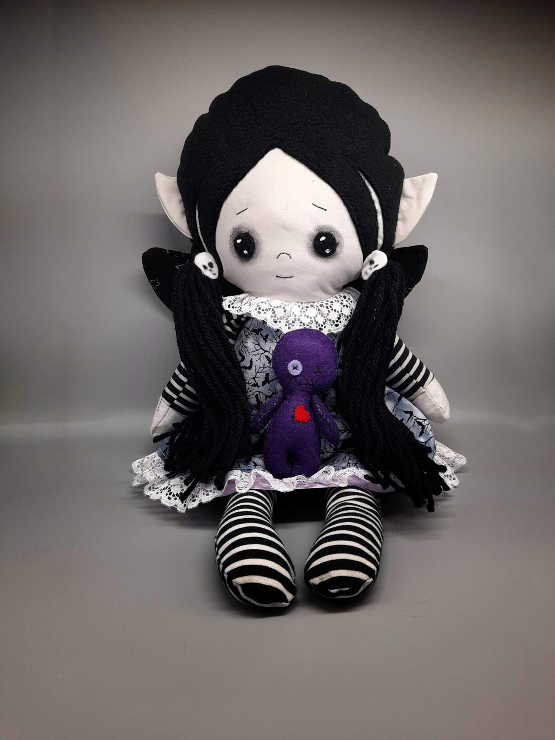 Gothic Fairy Doll Pdf Sewing Pattern and Tutorial Etsy