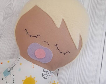 Soft baby rag doll sewing pattern pdf (Doll only)