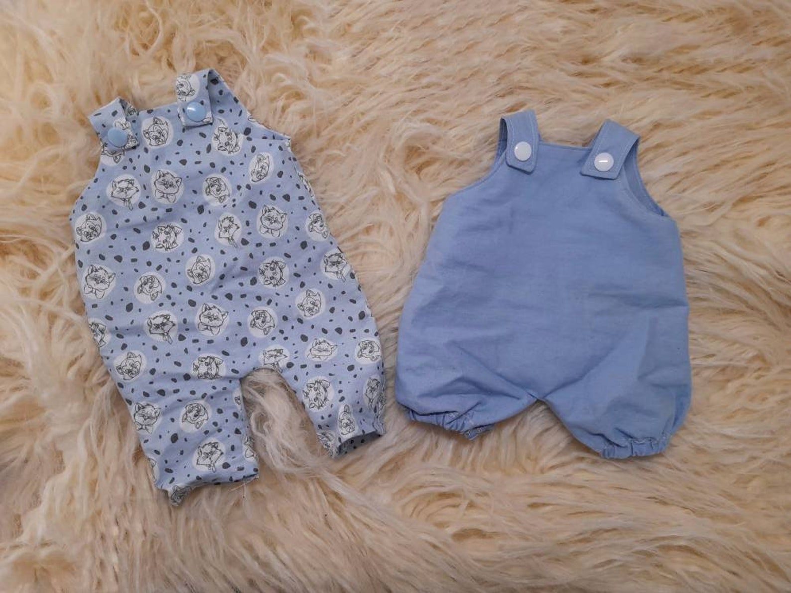 Plush Baby Dungarees Sewing Pattern and Tutorial. Etsy UK