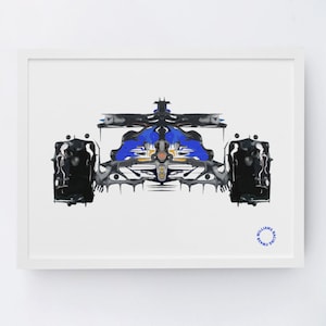 Williams Racing FW43B Poster - Williams Racing FW43B F1 Team 2021 Poster - F1 Wall Art