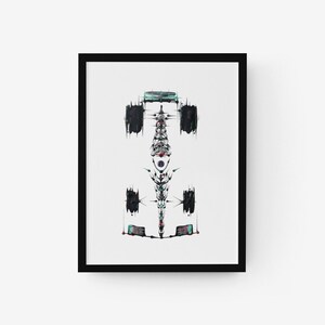 Lewis Hamilton 44 Fine Art Print - F1 Wall Art - F1 Art By David Tyers
