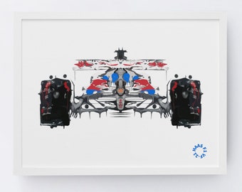 Haas VF-21 Poster - Haas F1 VF-21 Team 2021 Poster - F1 Wall Art - F1 Art By David Tyers