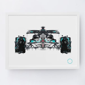Mercedes AMG Petronas W12 Poster - Mercedes AMG Petronas W12 F1 Team 2021 Poster - F1 Wall Art - F1 Art By David Tyers
