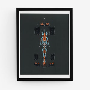 Monaco Nightshift - F1 Wall Art - Artwork By David Tyers