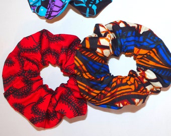 African fabric hair scrunchies Ankara scrunchies African wax hair band large scrunchies hair accessories