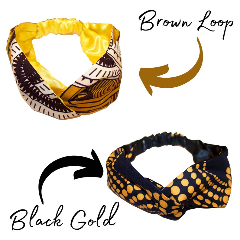 SATIN LINED HEADBAND Ankara Twist Style Band Many Colors 3 Etsy