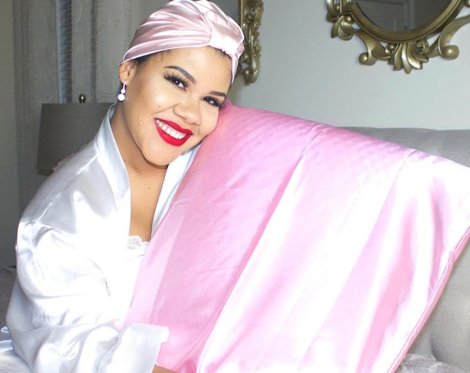 Silky Satin Pillowcase: Luxurious Beauty Sleep, Hair & Skin Protection