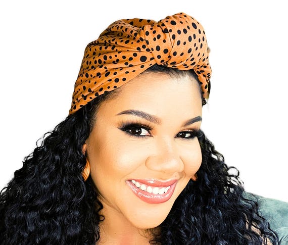 SATIN LINED TURBAN, Pre Tied Head Women's, Kid's Headwrap