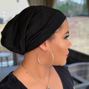 Satin Lined Beanie: Protective Sleep Cap for Hair
