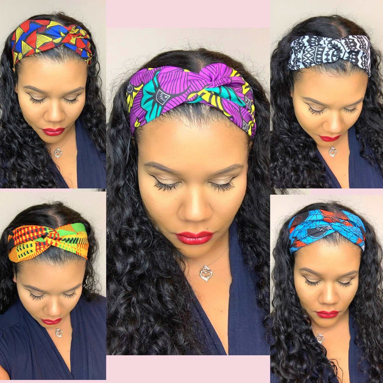 AFRICAN TWIST HEADBAND Headwrap Style African Headband Etsy