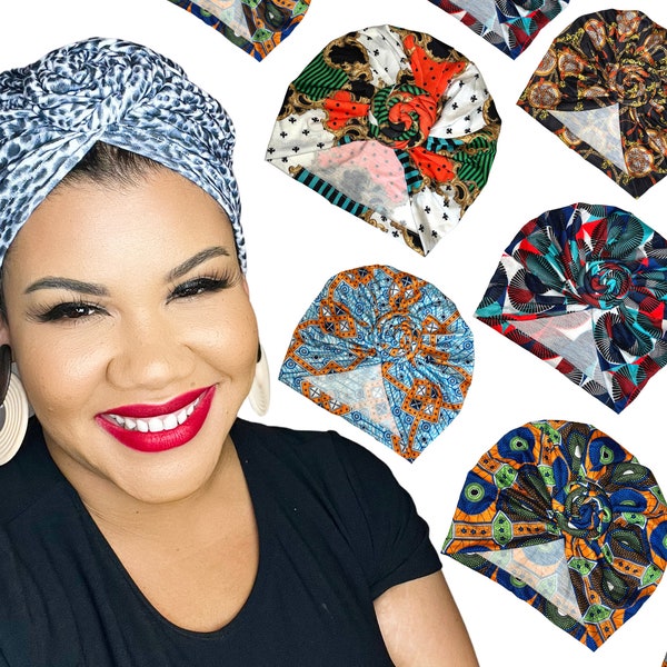 PRETIED TURBAN KOPFSCHMUCK, Damen Turban, Kopftuch, Kopftuch, Kopftuch, Chemo Mütze, Haarkamm, Kopftuch, Kopftuch, Kopftuch, Kopftuch, Kopftuch, Kopftuch