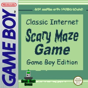Klasyczna gra internetowa Scary Maze, gra GB Studio na Game Boya