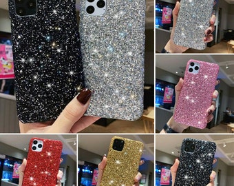 Glitter Iphone Case Etsy