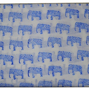 Indian Handmade Block Printed Garment Fabric, 1 to 20 Yard 100% Pure Cotton Fabric, Sanganeri Print Garment Fabric, Printed Cotton Fabric,